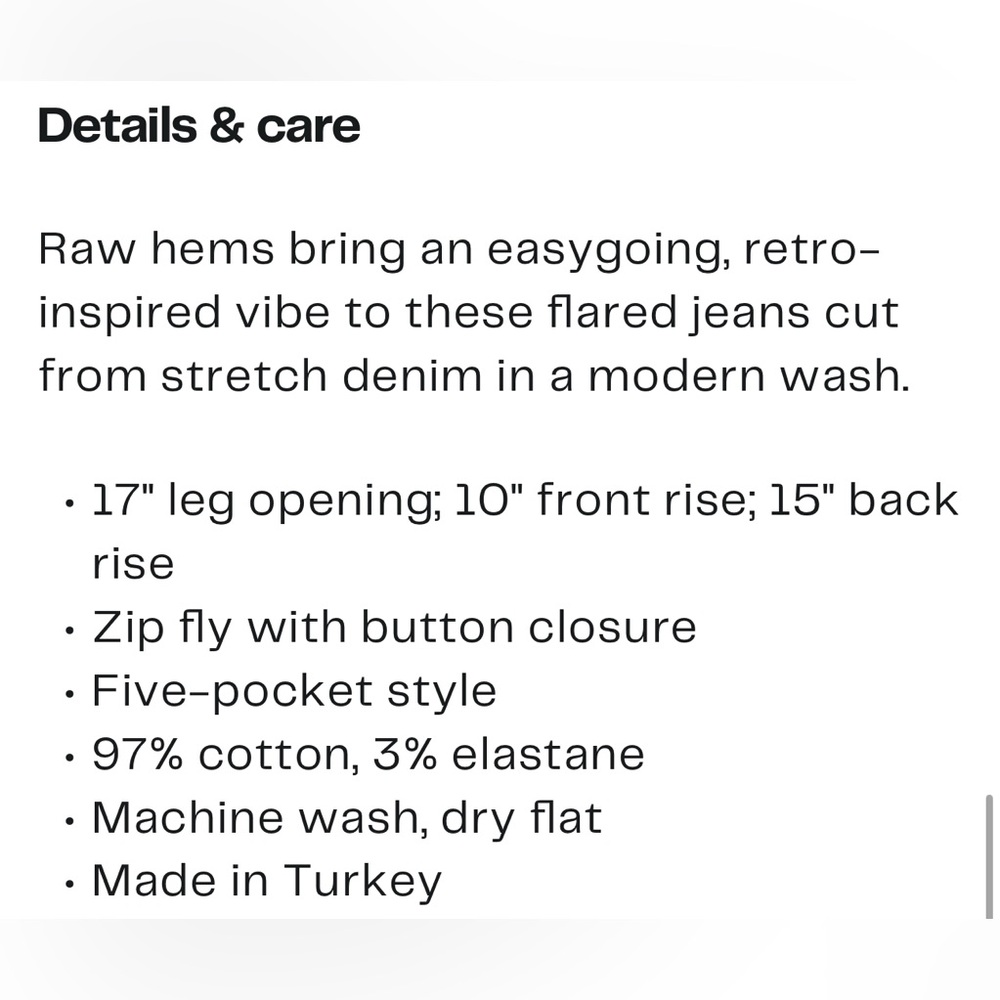 Mavi Jeans “Anika” Crop Flare Jeans. Ladies 28. - Picture 4 of 15